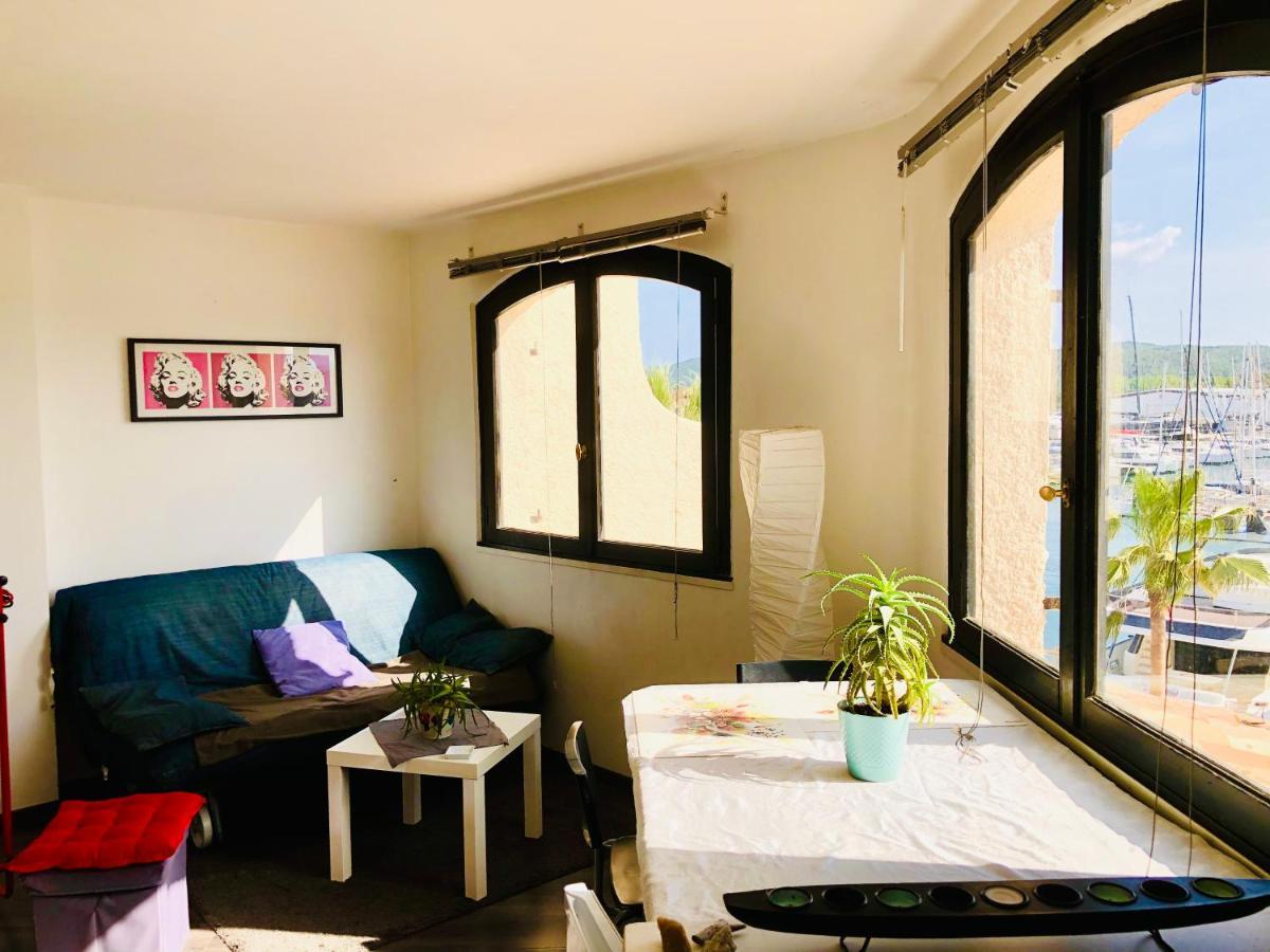 Ferienwohnung Petit Cocon Magnifique Vue Sur Marina Dans Le Golfe De Saint Tropez Cogolin Exterior foto