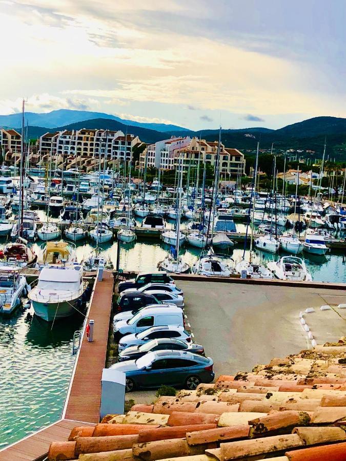 Ferienwohnung Petit Cocon Magnifique Vue Sur Marina Dans Le Golfe De Saint Tropez Cogolin Exterior foto